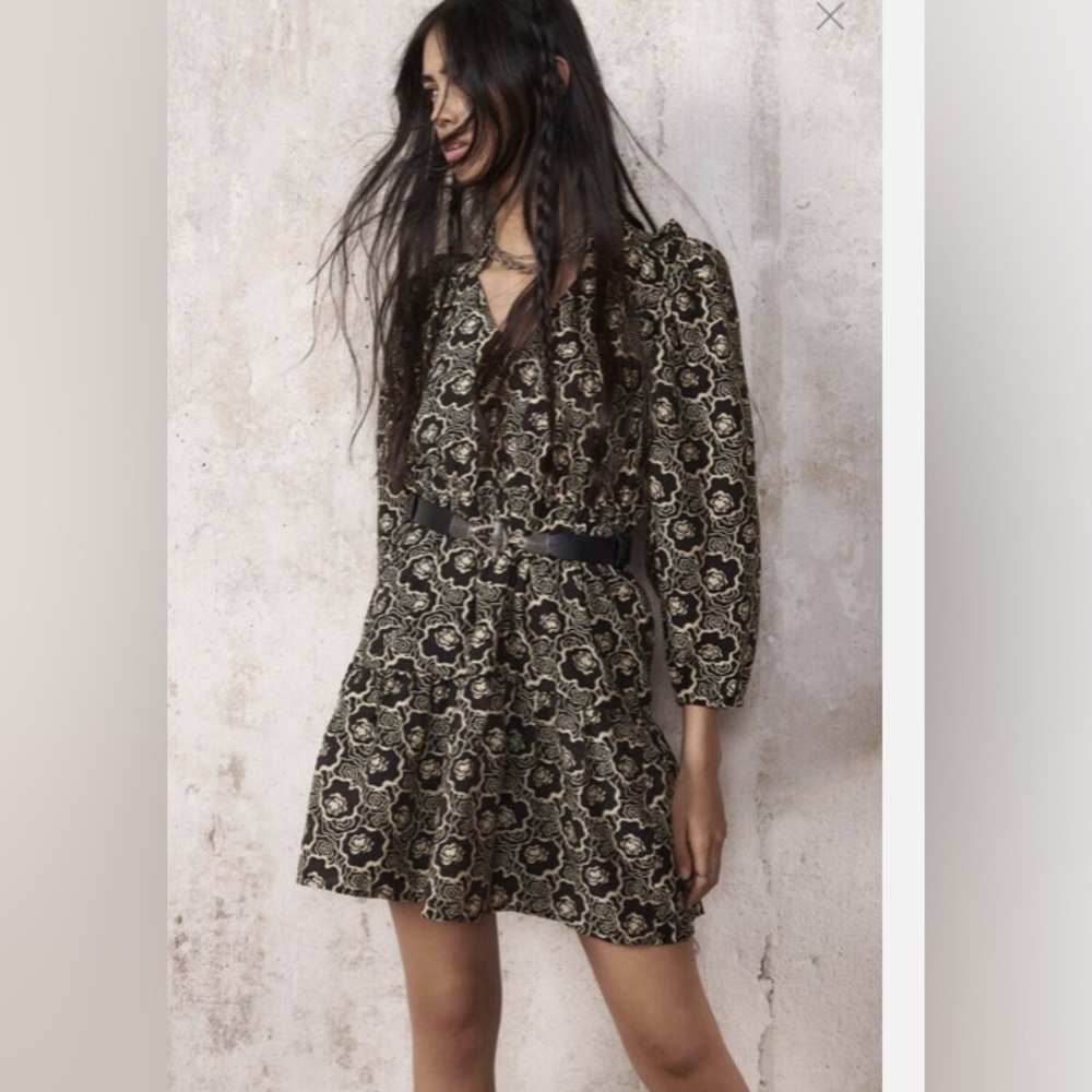 ba&sh Grazie Short Floral Dress dress. Size 0